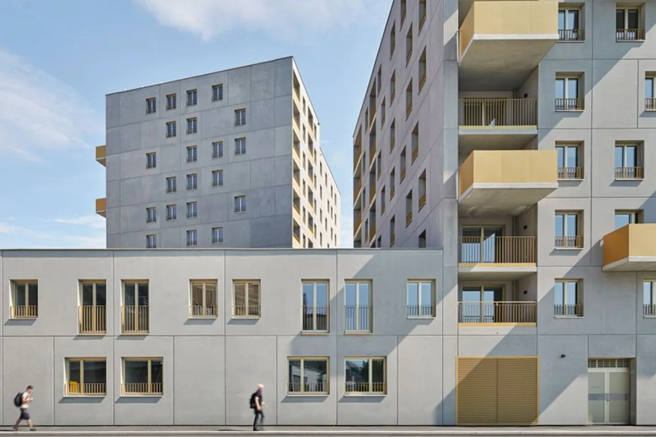 Neuer Plattenbau in Wien setzt auf Sichtbeton statt Styropor