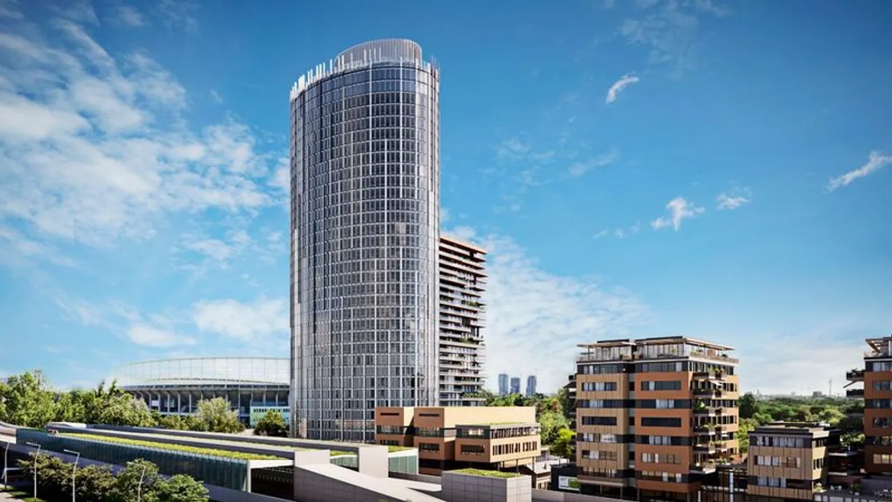 Büros und Hotel: Strabag baut Gewerbeturm Weitblick im Viertel Zwei in Wien